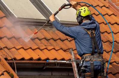 Démoussage et hydrofuge de toiture à Godoncourt